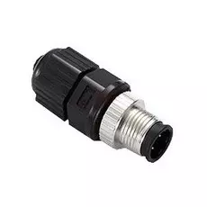 Разъем MOXA M12D-4PMM-IP67 M12 D-coded connector, quickon type, 4-pin male, IP67-rated