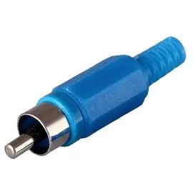 Разъем PROconnect 14-0405-8 аудио, RCA пайка, синий (2шт.)