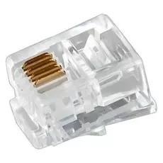 Разъем Rexant 05-1012 джек телефонный 6P4C (100шт)