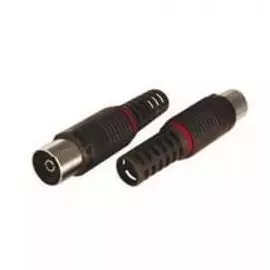 Разъем Rexant 05-2044 гнездо TV без пайки черный