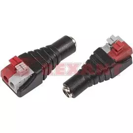 Разъем Rexant 14-0315-2 2.1х5.5 с быстрозажимной колодкой (блистер), упак. 50 шт