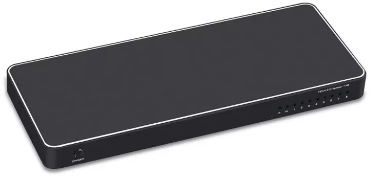 Разветвитель GCR GL-v108K v2.0 HDMI 1на 8 выходов, 4Kx2K 60Hz HDCP 2.2 серия Greenline