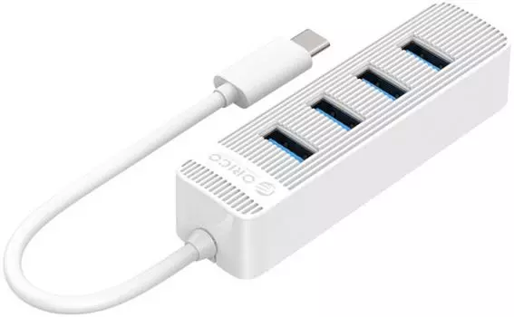 Разветвитель Orico TWU3-4A ORICO-TWC3-4A-BK-EP 4*USB-A 3.0, белый