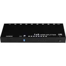 Разветвитель OSNOVO D-Hi108/1 HDMI (1вх./8вых.). Разрешение до 1080p/36бит (Deep Color) и 4Kx2K (3840x2160/60Гц, YCbCr 4:2:0)