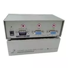 Разветвитель OSNOVO D-VA102 1VGA+1Стерео Аудио вх./2 VGA+2 Стерео Аудио. Расстояние передачи до 50м, разрешение до 1920х1440, 60Гц, подключение VGA(15