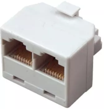 Разветвитель Rexant 06-0113-B сетевой LAN, (штекер 8Р8С (Rj-45) -2 гнезда 8Р8С (Rj-45))
