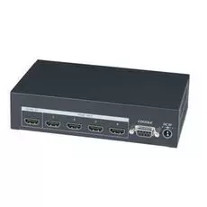 Разветвитель SC&amp;T HD04-4K HDMI сигнала, 1 вход на 4 выхода, стандарт HDMI 1.4a, HDCP, разрешение до 4Kx2K UHD, в комплекте БП 220/5В,2A(DC). Размеры 1