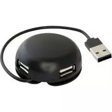 Разветвитель USB 2.0 Defender Quadro Light 83201 4 порта
