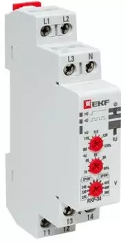 Реле контроля фаз EKF rkf-34