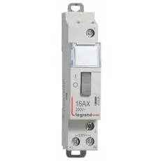 Импульсное реле Legrand 412408 DX - 1П, 16 А, 250 В~, цепь управления 230 В, 1 Н.О., 1 модуль
