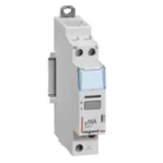 Импульсное реле Legrand 412412 DX - 2П, 16 А, 250 В~, цепь управления 230 В, 2 Н.О., 1 модуль