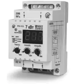 Реле Новатек-Электро 3425600113 напряжения РН-113 однофазное регулируемое DIN