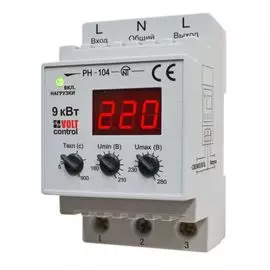 Реле Новатек-Электро 3425600114 напряжения РН-104 однофазное 40А 220В DIN (РН-104)