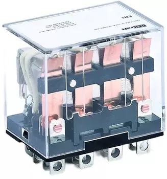 Реле промежуточное DEKraft 23949DEK 4 конт. с LED инд. 10А 230В AC ПР-102