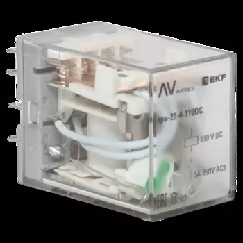 Реле промежуточное EKF rpa-22-4-110DC RPA 22/4 5A 110В DC