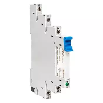 Реле промежуточное EKF rps-23-1-60-rms230AC с розеткой в сборе РП slim 23/1 6A 230В AC