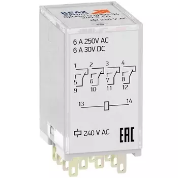 Реле промежуточное КЭАЗ 281123 OptiRel G RP55-34-12D-6-CO