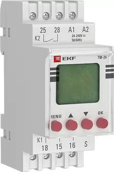 Реле времени EKF tm-24 многофункциональное с дисплеем