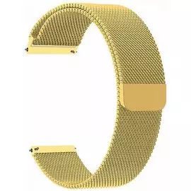Ремешок на руку Lyambda CAPELLA DS-GM-01-20-GL из нержавеющей стали для часов 20 mm gold