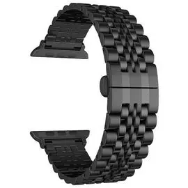 Ремешок на руку Lyambda CASTOR DS-APG-04-40-BK из нержавеющей стали для Apple Watch 38/40 mm black
