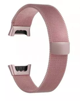 Ремешок на руку Lyambda DSG7-04-X7PRO-PK из нержавеющей стали для Xiaomi Smart Band 7 Pro pink