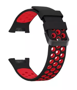 Ремешок на руку Lyambda DSJ7-03-X7PRO-BR cиликоновый для Xiaomi Smart Band 7 Pro black/red