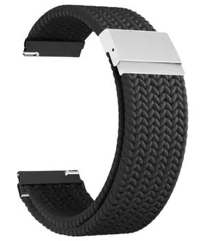 Ремешок на руку Lyambda DSN-13-20-BK плетеный нейлоновый для часов 20 mm black