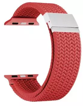 Ремешок на руку Lyambda DSN-18-40-RD плетеный нейлоновый для Apple Watch 38/40/41 mm red