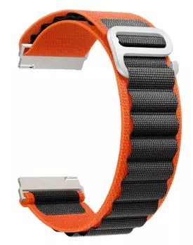 Ремешок на руку Lyambda DSN-24-40-OB петлевой нейлоновый для Apple Watch 38/40/41 mm orange/black