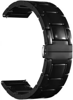 Ремешок на руку Lyambda LIBERTAS DSG-09-20-BB керамический для часов 20 mm black