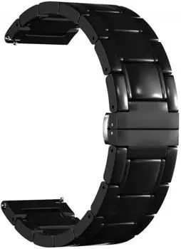Ремешок на руку Lyambda LIBERTAS DSG-09-22-BB керамический для часов 22 mm black