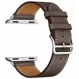 Ремешок на руку Lyambda MINKAR LWA-02-40-GR кожаный для Apple Watch 38/40 mm gray