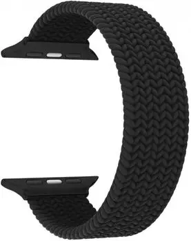 Ремешок на руку Lyambda STEROPA DSN-11-44-BK плетеный нейлоновый для Apple Watch 42/44 mm black