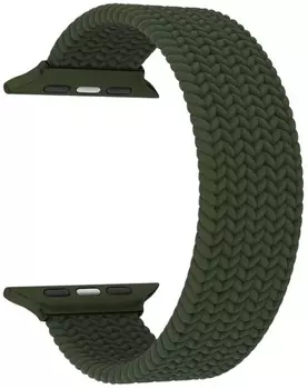 Ремешок на руку Lyambda STEROPA DSN-11-44-DG плетеный нейлоновый для Apple Watch 42/44 mm dark green