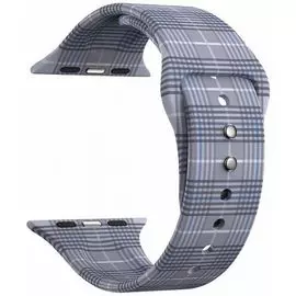 Ремешок на руку Lyambda Urban DSJ-10-207A-44 силиконовый для Apple Watch 42/44 mm gray plaid