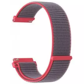 Ремешок на руку Lyambda Vega DS-GN-03-22-3 из нейлона для часов 22 mm gray-pink