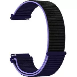 Ремешок на руку Lyambda Vega DS-GN-03-20-43 из нейлона для часов 20 mm blue-black