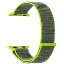 Ремешок на руку Lyambda Vega DS-GN-02-44-2 нейлоновый для Apple Watch 42/44 mm gray-green