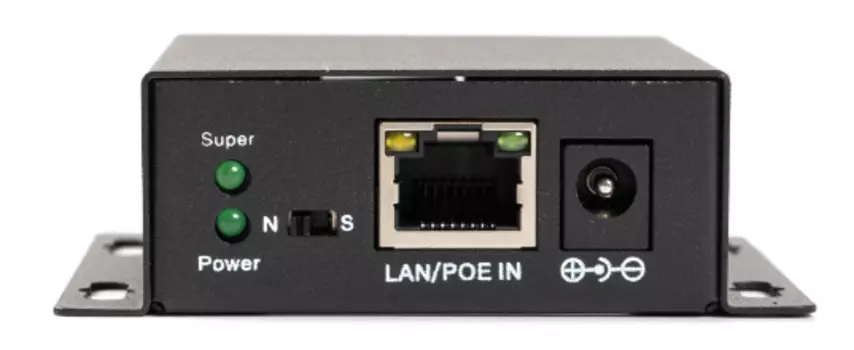 Репитер Бастион PSE-REP-E v.2 мощность 30Вт, дальность передачи 100м., вх./вых. RJ-45 PoE