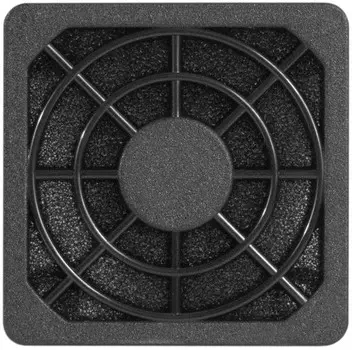 Решетка Exegate EX295250RUS для вентилятора с фильтром 40x40 мм, пластиковая, квадратная, с пылевым фильтром, черная
