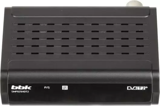 Ресивер цифровой телевизионный DVB-T2 BBK SMP025HDT2 черный