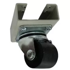 Ролики AESP REC-CB-MA-GY для напольных шкафов с адаптерами (комплект 4 шт.), серые