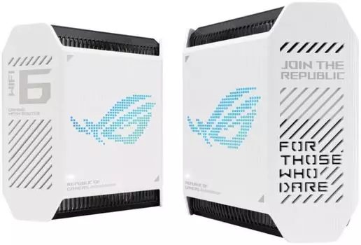 Роутер ASUS GT6(B-2-PK) 90IG07F0-MU9A40 2 access point, 802.11ax, 574 + 4804Mbps, 2,4 + 5 gGz, white