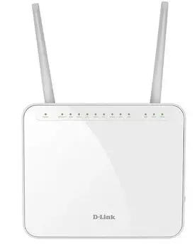 Роутер D-link AC1200 1000Base-T WAN, 4x1000Base-T LAN, 2x5dBi external antennas, 2xFXS+USB ports, 3G/LTE support