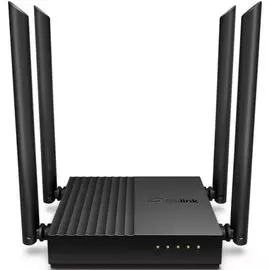 Роутер TP-LINK Archer A64 AC1200, до 400 Мбит/с на 2,4 ГГц + до 867 Мбит/с на 5 ГГц, 4 антенны, 1 гигабитный порт WAN + 4 гигабитных порта LAN