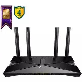 Роутер TP-LINK Archer AX53 AX3000, Wi-Fi 6, до 574 Мбит/с на 2,4 ГГц, до 2402 Мбит/с на 5 ГГц, 4 антенны, гигабитный порт WAN, 4 гигабитных порта LAN,