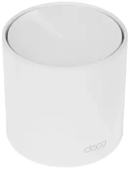 Роутер TP-LINK Deco X50(1-pack) AX3000, 10/100/1000BASE-TX, a/b/g/n/ac/ax, 2.4/5ГГц, 574/2402Мбит/с, 2 встроенные антенны