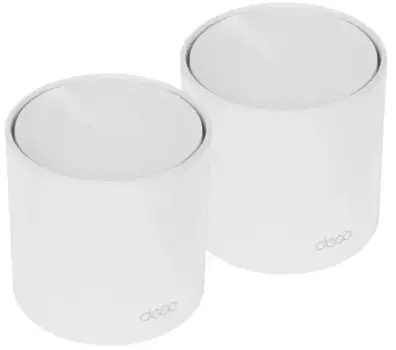 Роутер TP-LINK Deco X50 AX3000, 10/100/1000BASE-TX, a/b/g/n/ac/ax, 2.4/5ГГц, 574/2402Мбит/с, 2 встро