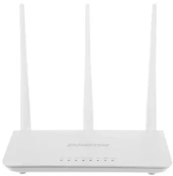 Роутер WiFi Digma DWR-N302 беспроводной, N302 N300 10/100BASE-TX белый