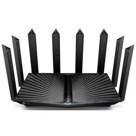 Роутер WiFi TP-LINK Archer AX90 AX6600, 4804 Мбит/с на 5 ГГц полоса 1, 1201 Мбит/с на 5 ГГц полоса 2 и 574 Мбит/с на 2,4 ГГц, WAN/LAN 2,5Гбит/с, WAN/L